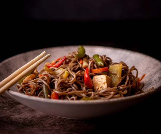 Millet Fire Noodles (Spicy Korean Style)