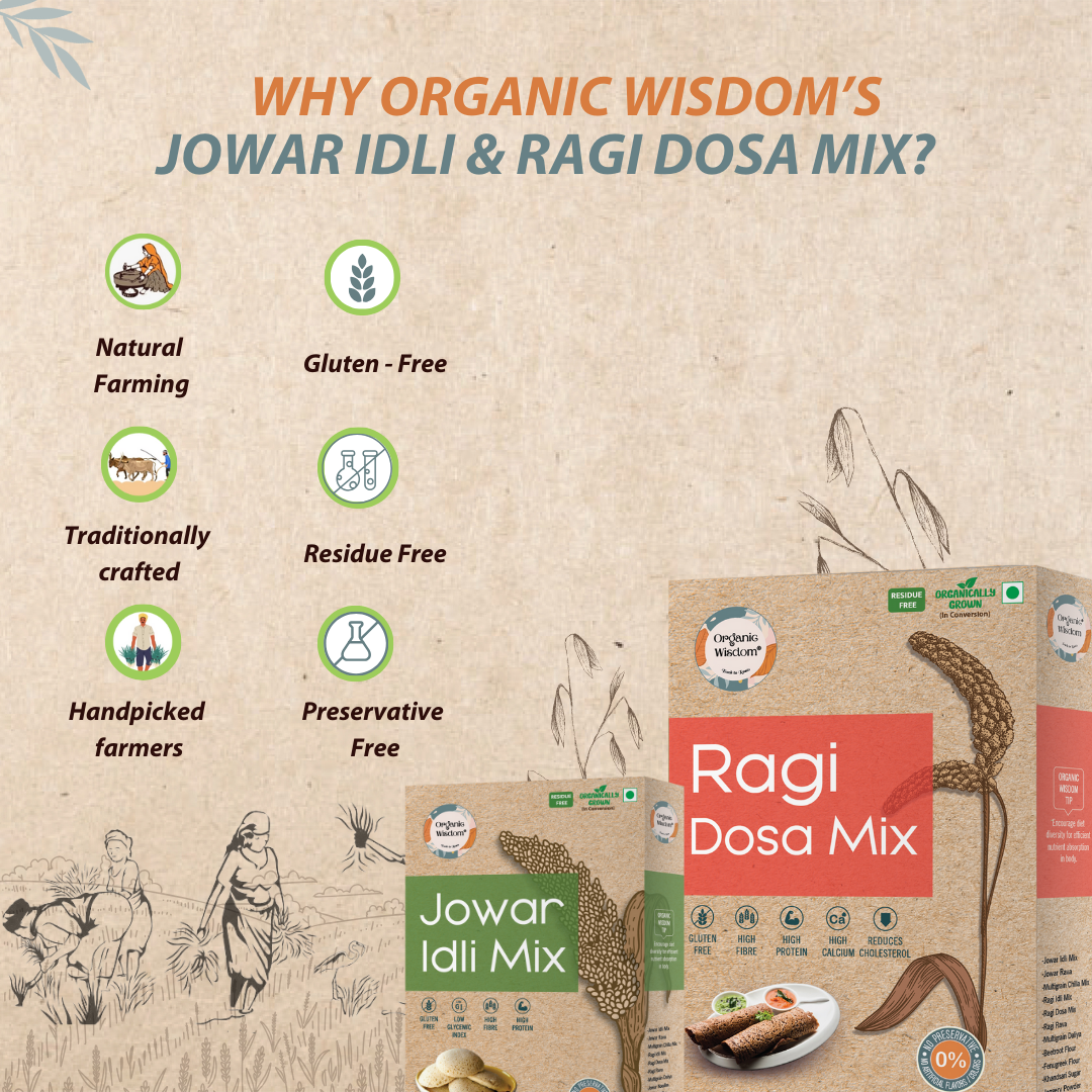 Jowar Idli & Ragi Dosa Mix