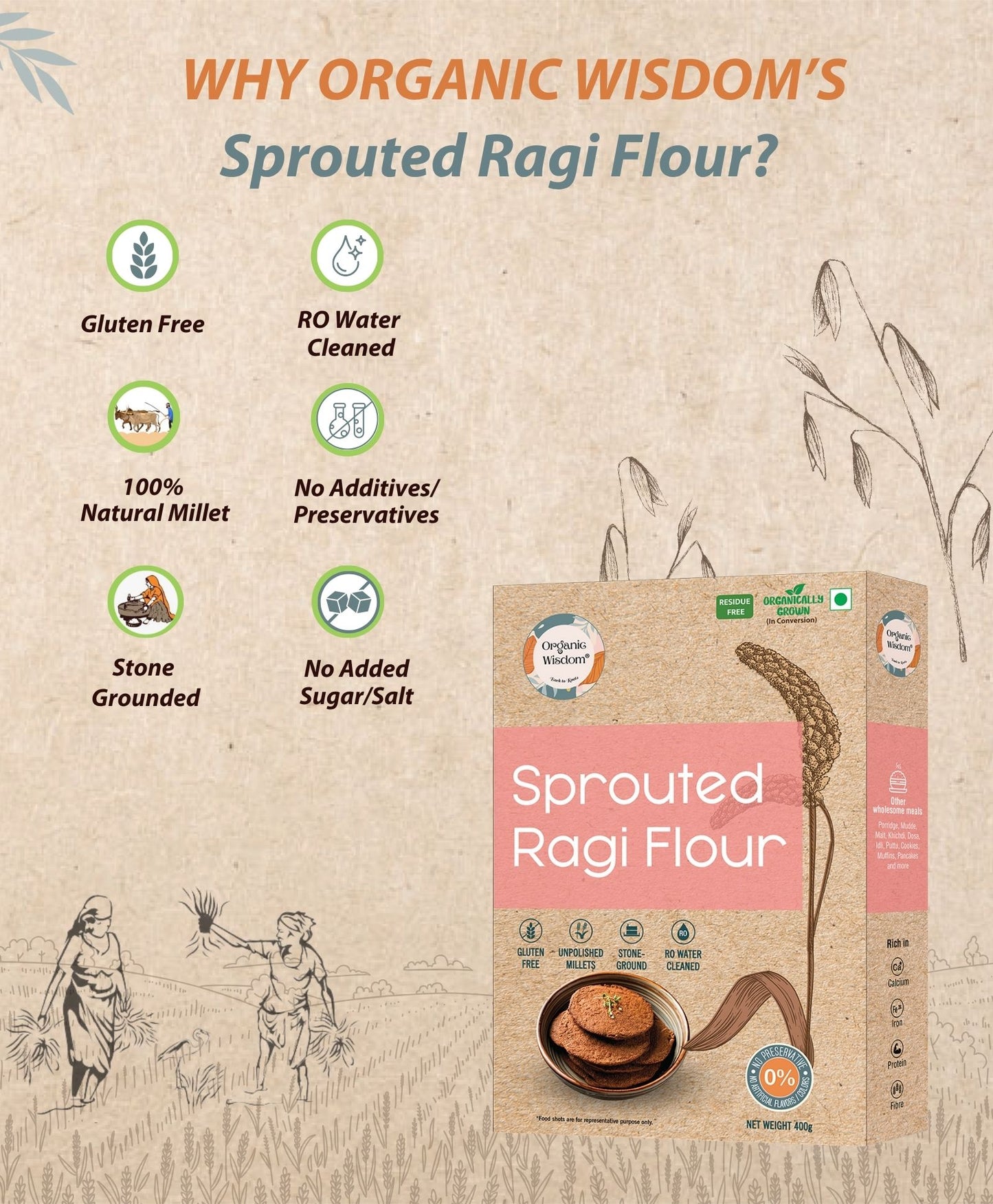 Sprouted Ragi Flour