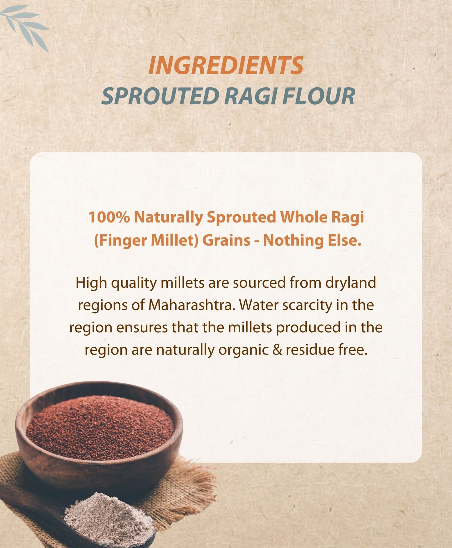 Sprouted Ragi Flour