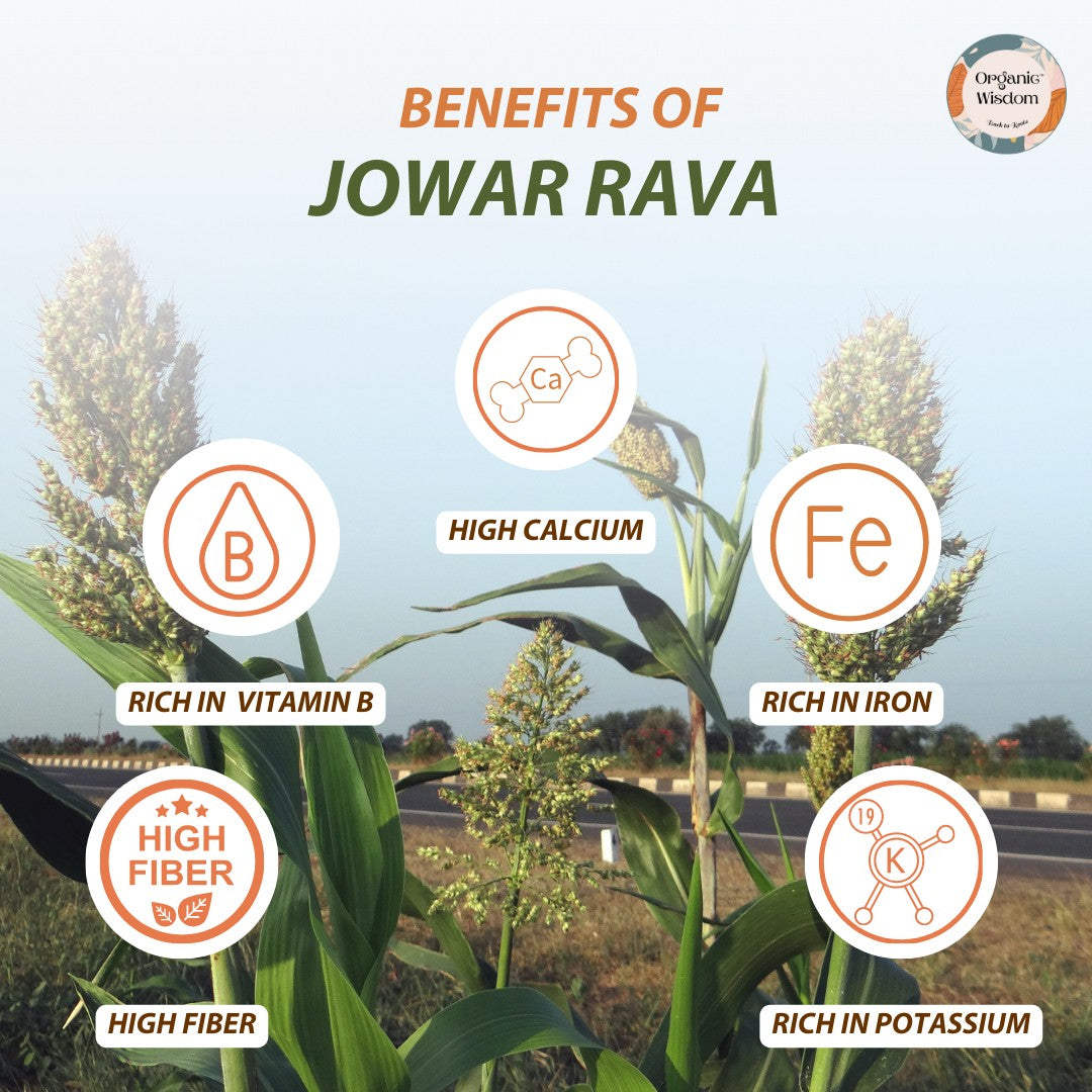 Jowar Rava is good for diabetes and heart health