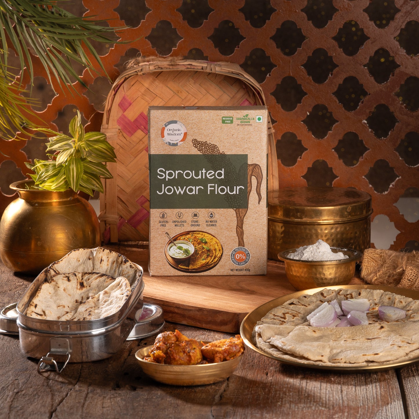 Sprouted Ragi & Jowar Flour
