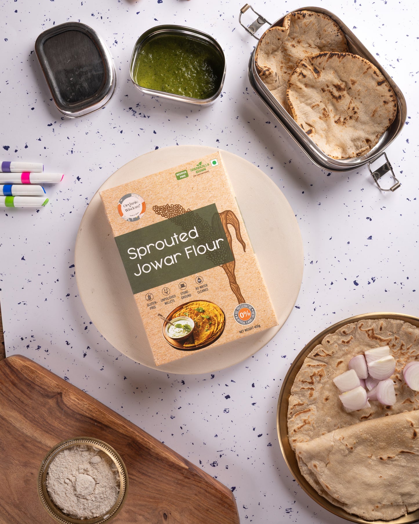 Sprouted Ragi & Jowar Flour