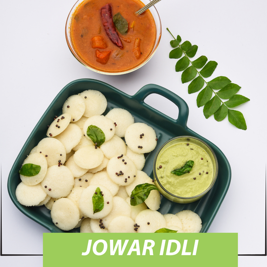 Nutrients rich Jowar Idli meals