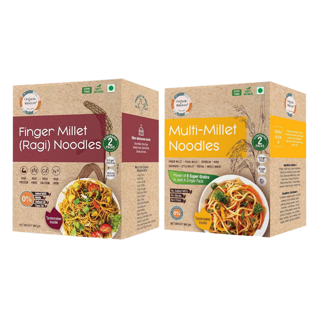 Finger Millet Noodles & Multi- Millet Noodles