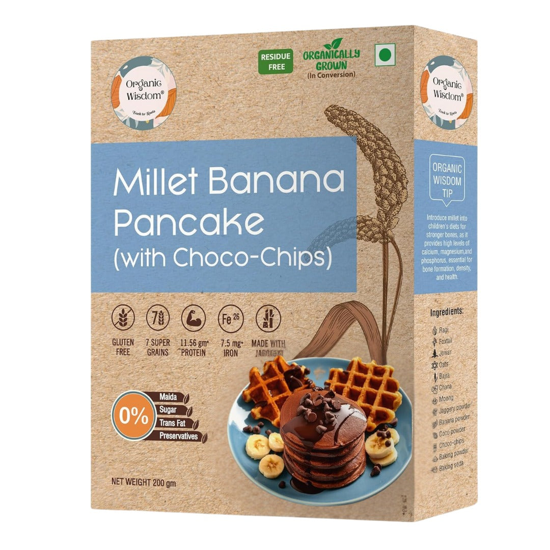 Millet Banana Pancakes are perfect for a tasty and guilt-free breakfast.