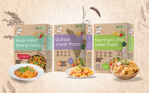 Organic wisdom's multi millet penne pasta , Quinoa Jowar Pasta and Moringa little millet pasta brings the perfect fusion for tasty and nutritious pasta to your plate