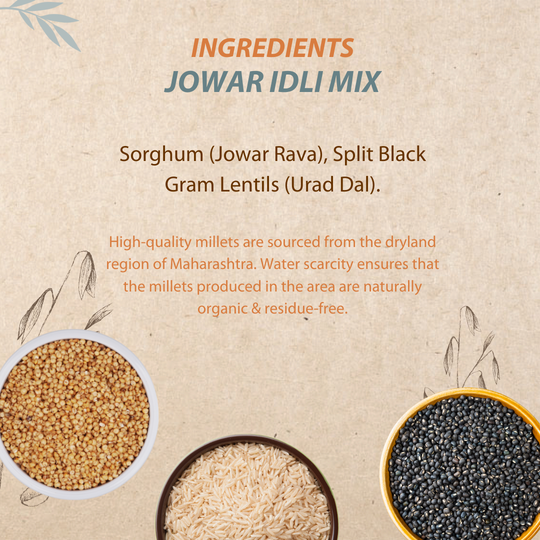High Quality millets used to produce jowar idli mix