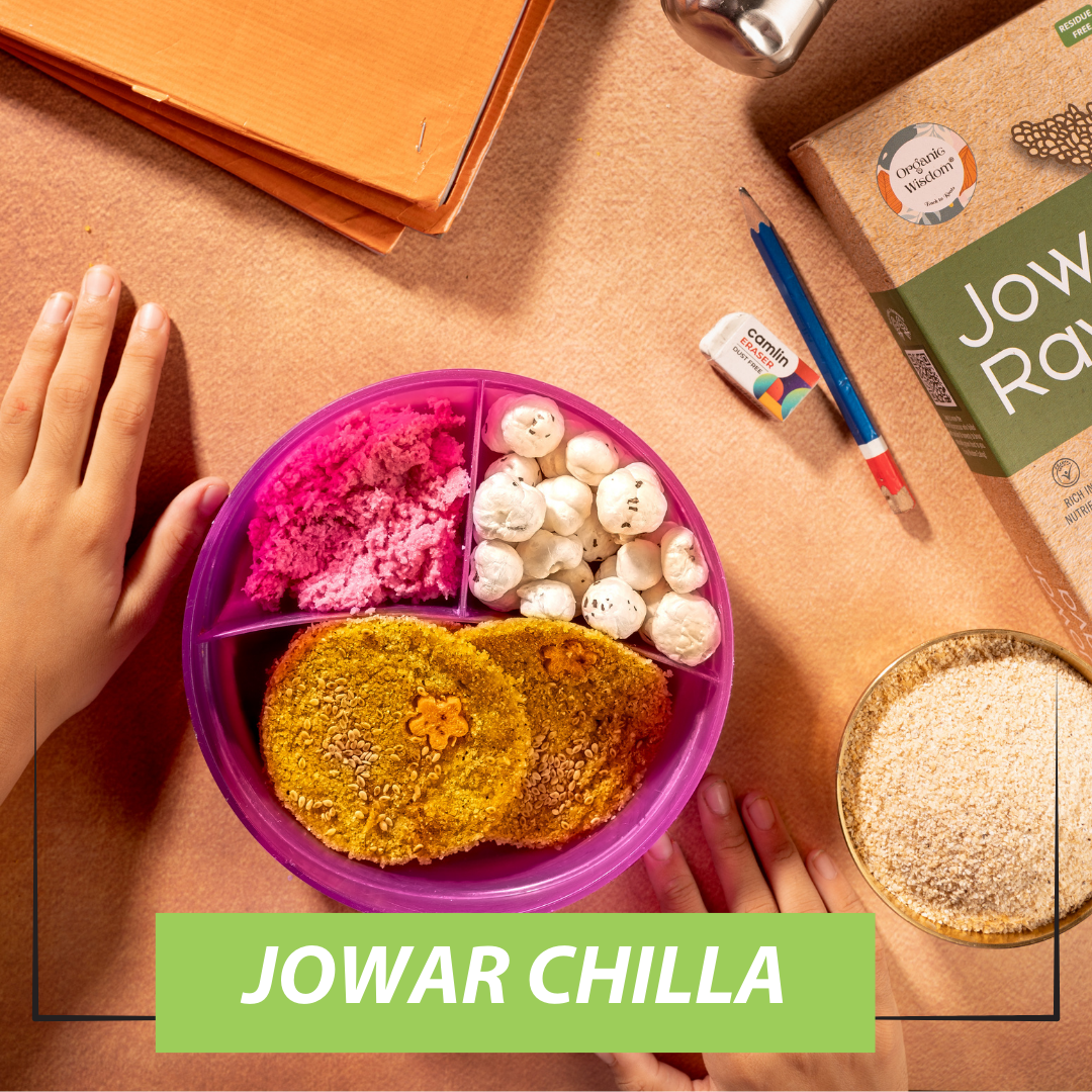 Jowar Rava chilla - healthy & Tasty Tiffin Box Meal