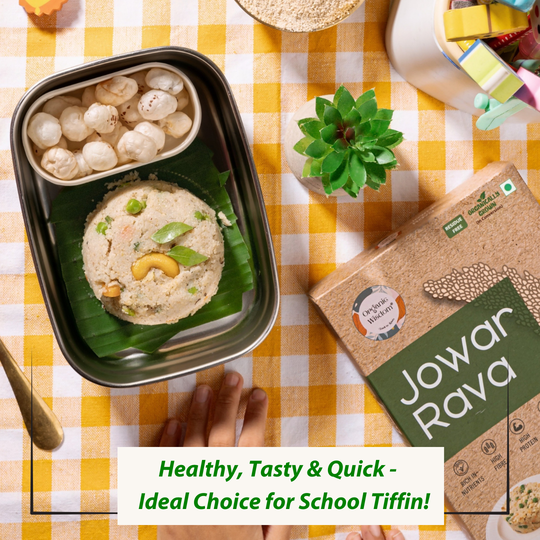 Jowar rava which is perfect for easy and healthy choice for daily tiffin meal