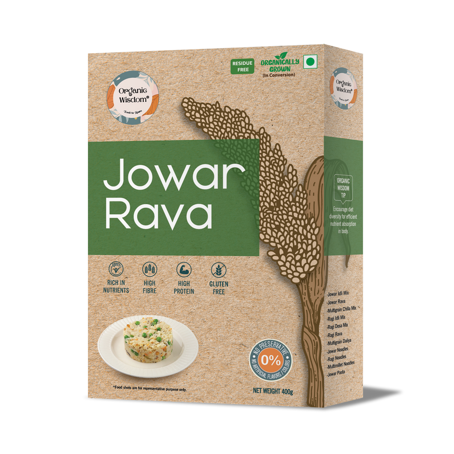 Power-packed Jowar Rava is rich in fiber, gluten-free, and perfect for healthy meals.