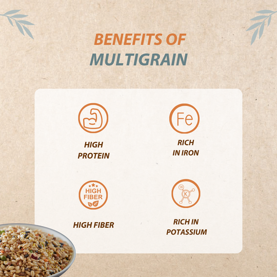 Organic Wisdom Multi grain Daliya gives you pure and unprocessed dailya for clean and nourishing meals