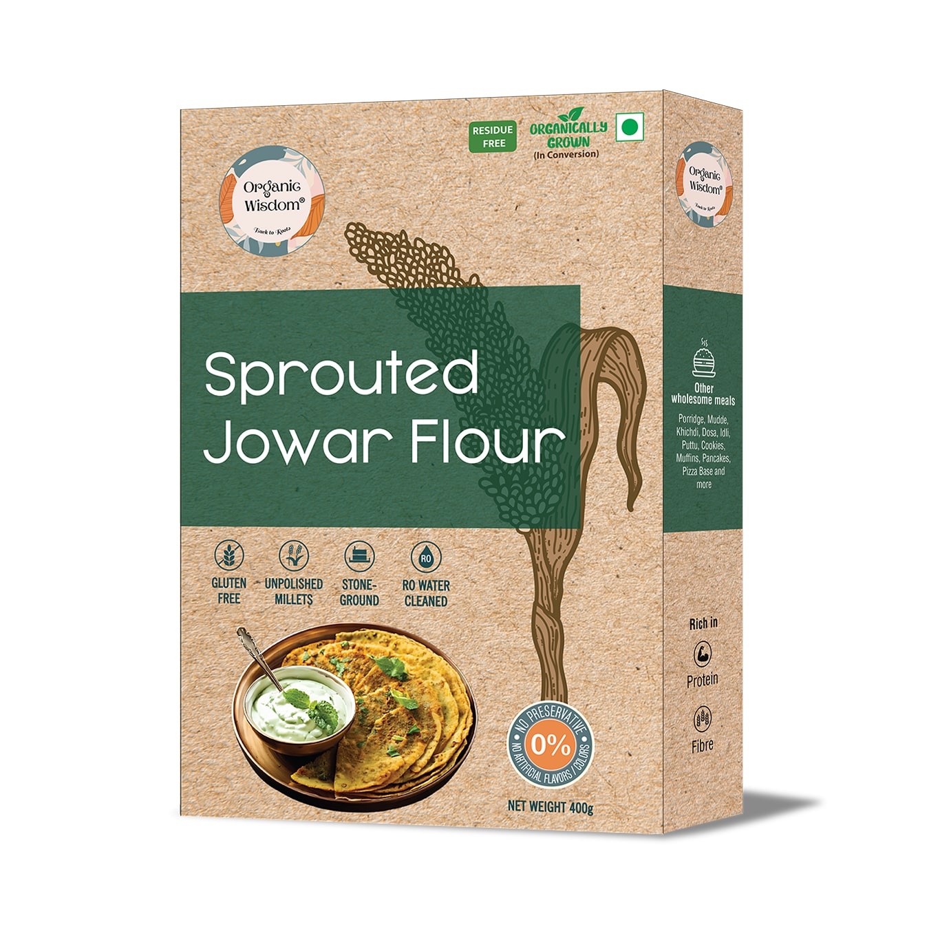 Sprouted Jowar Flour