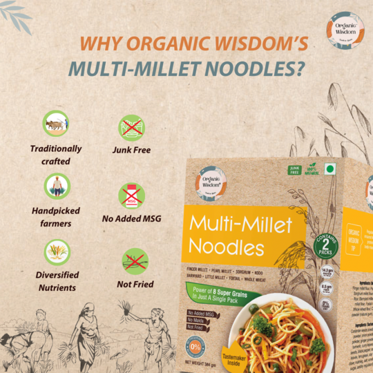Nourish your family meals with healthy meal choice with Multi millet Noodles