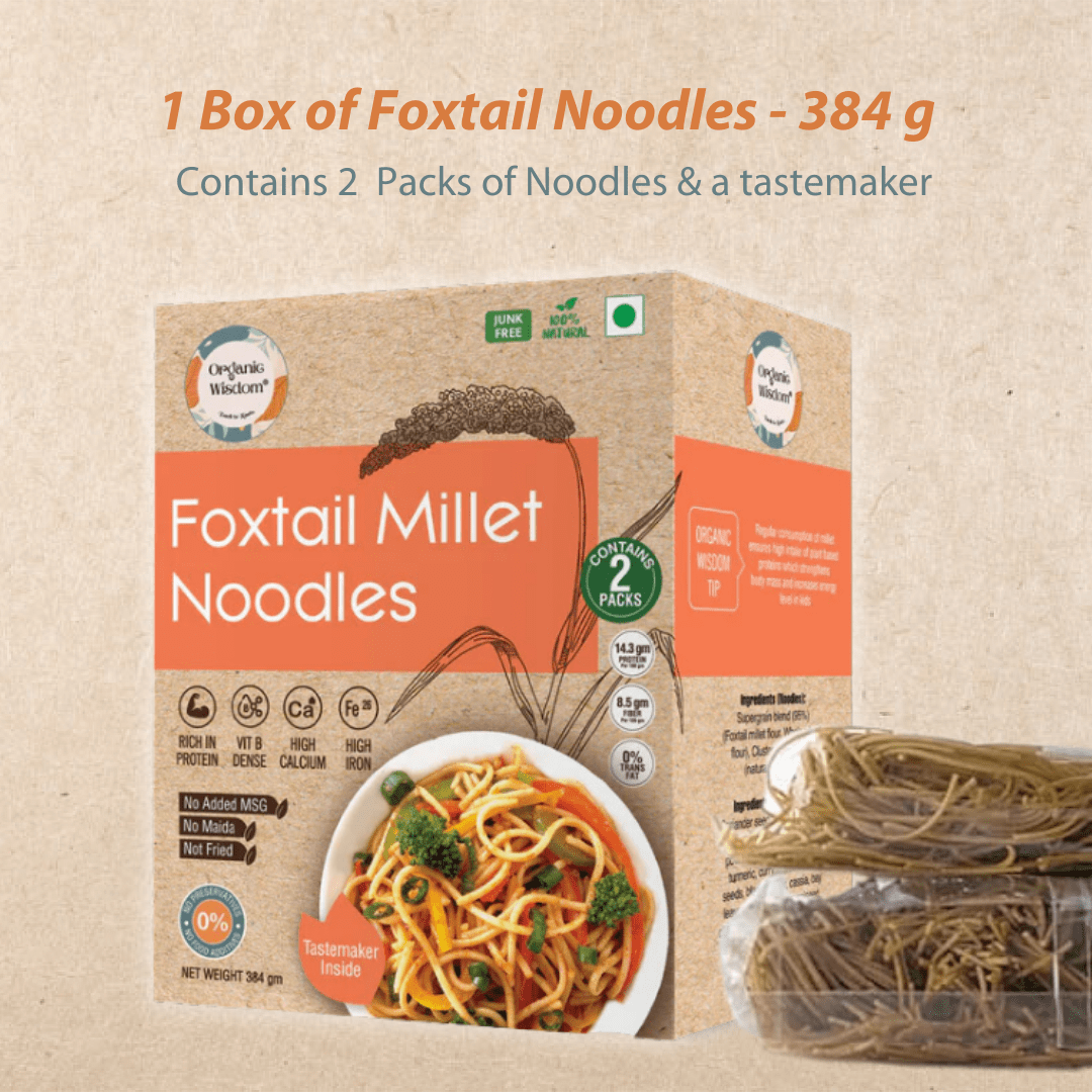 Protein and calcium rich foxtail noodles