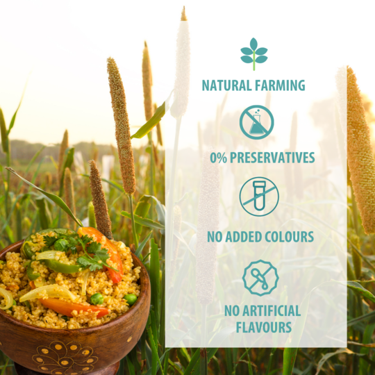 With Organic Wisdom millet Daliya you can be assured of the quality and process it took to bring the multi grain Daliya to your plate