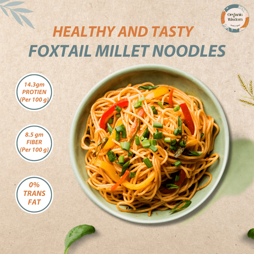 Choose healthy meals with Foxtail millet noodles