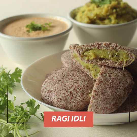 Ragi Idli is soft, tasty, and full of fiber.