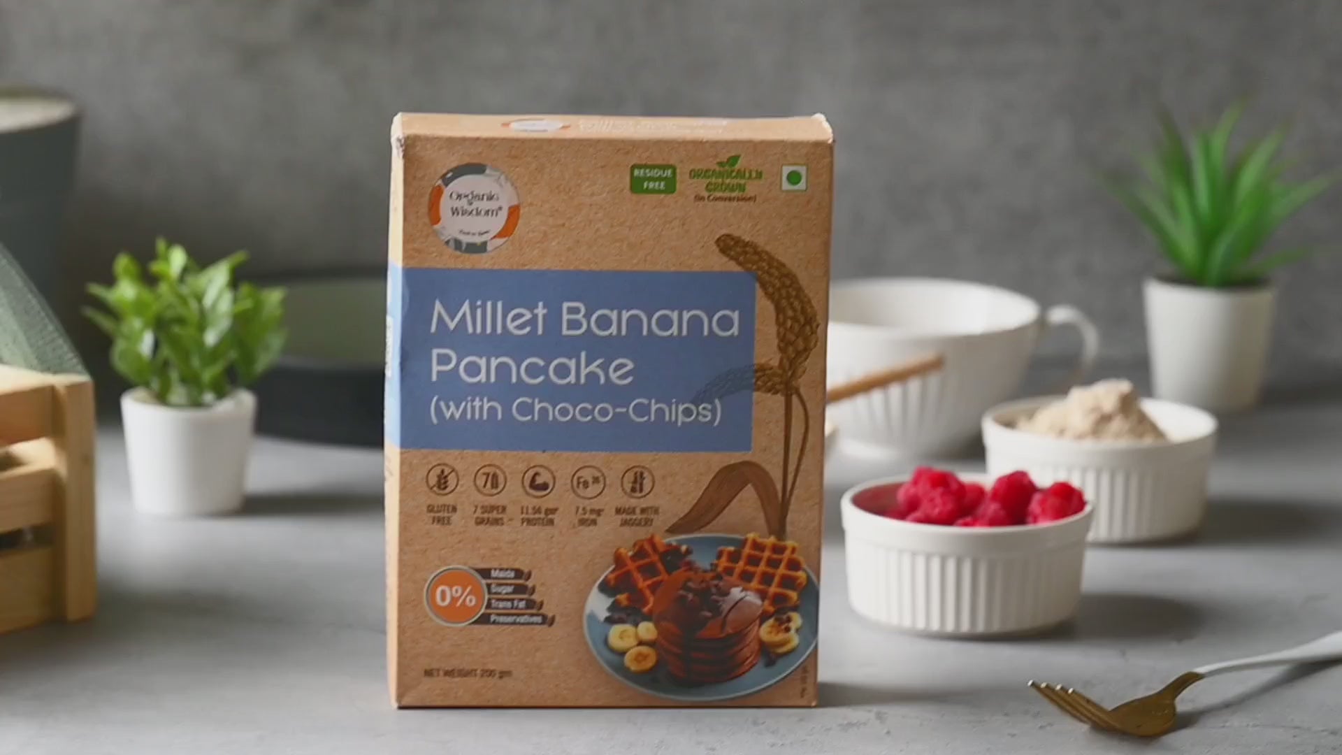 Recipe of Organic Wisdom Millet Banana Pancake easy to make and healthy to eat