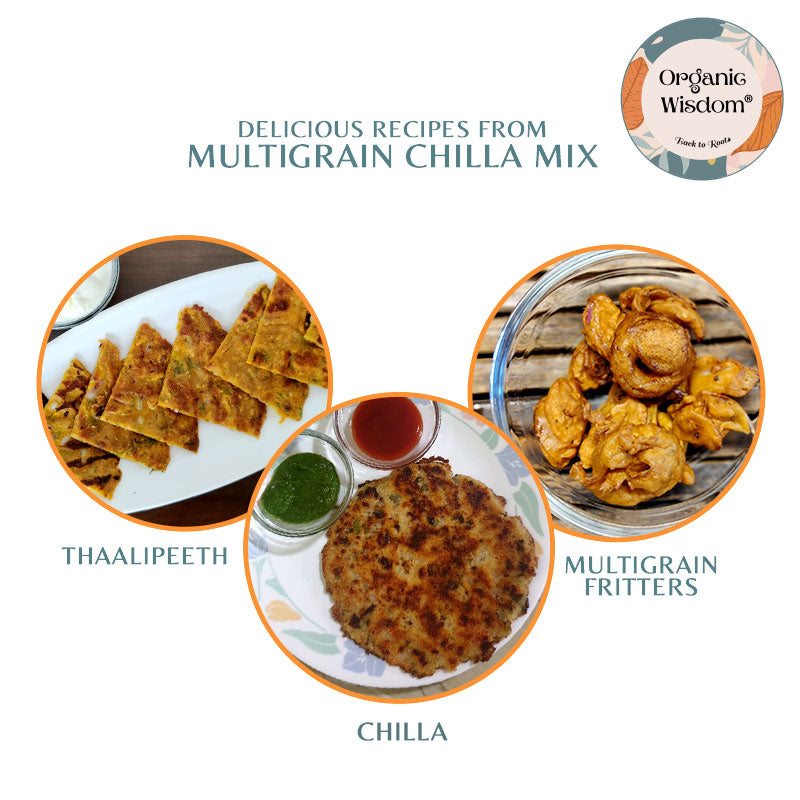multigrain chilla dishes