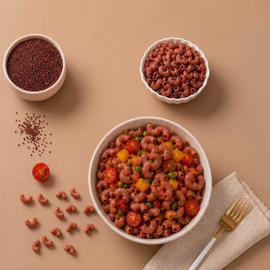 Beetroot Ragi Pasta