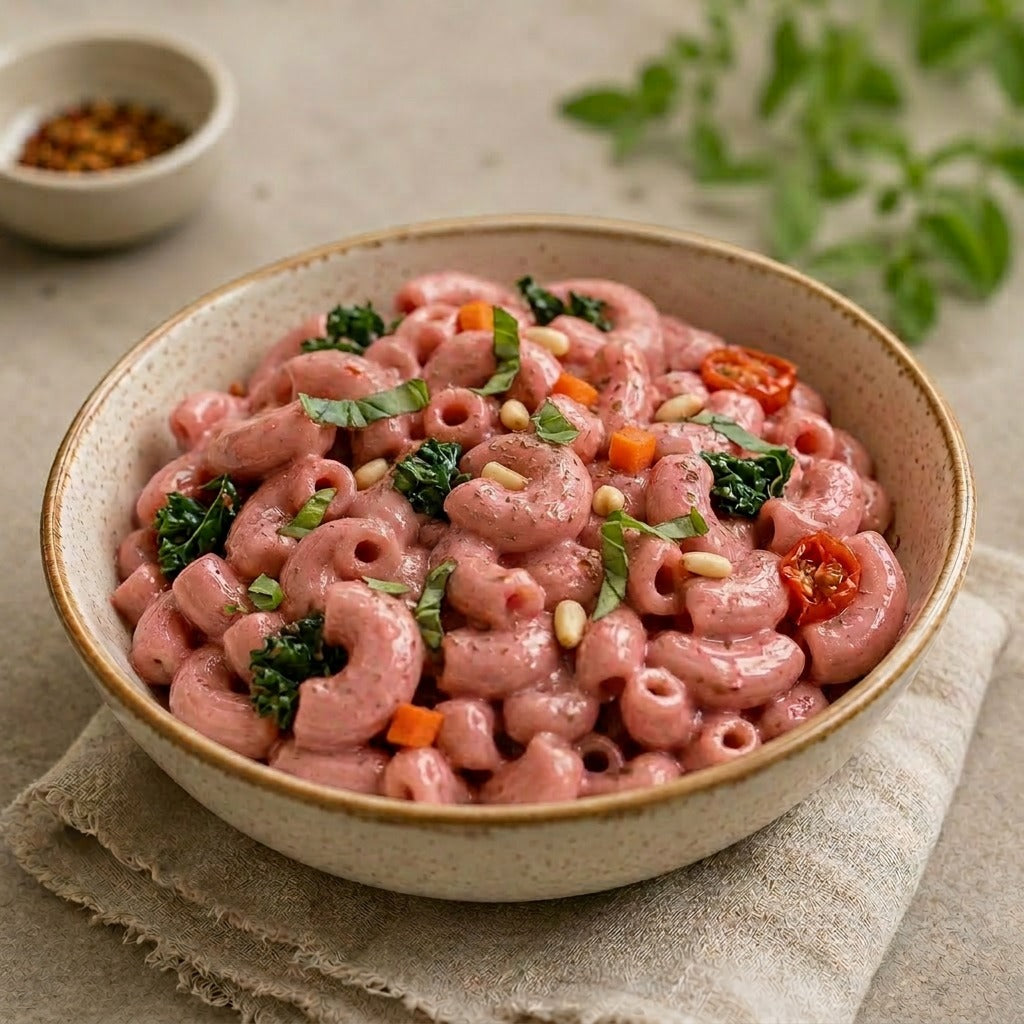Beetroot Ragi Pasta