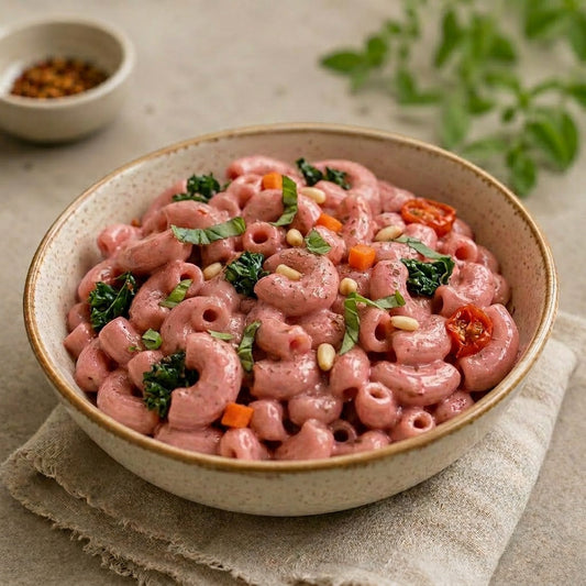 Beetroot Ragi Pasta