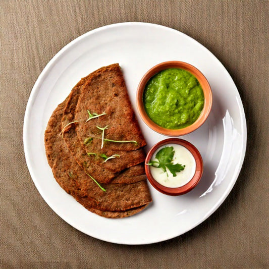 Masala Sprouted Jowar Chilla