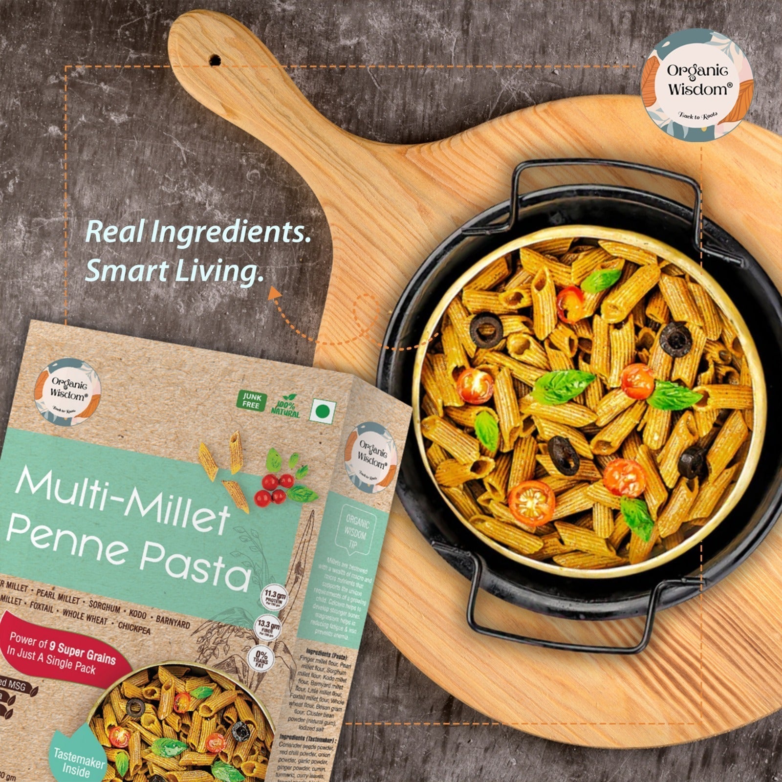 Multi Millet Penne & Beetroot Ragi Pasta Recipe