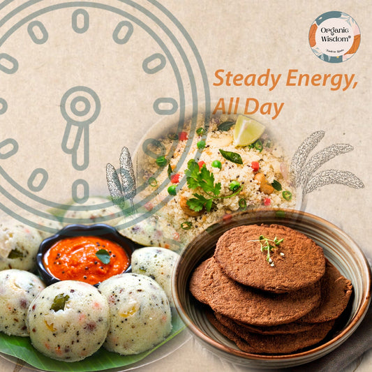 Diabetic Friendly Combo Pack of 9 | Jowar, Ragi, Bajra Millet Foods | Flour, Rava, Flakes & Instant Idli/Dosa Mix Recipe
