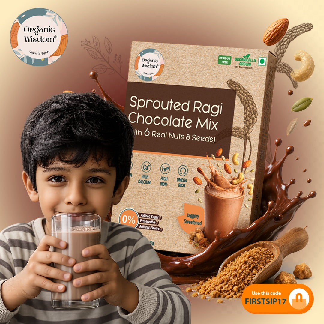 Sprouted Ragi Chocolate Mix