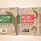 Combo of Protein, Calcium and Fibre rich Jowar Rava and Ragi Idli Mix – 400 gm each