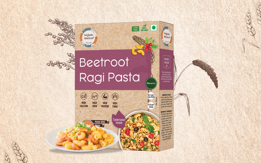 Beetroot Ragi Pasta