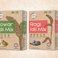 Jowar idli and Ragi idli Combos of millet idli