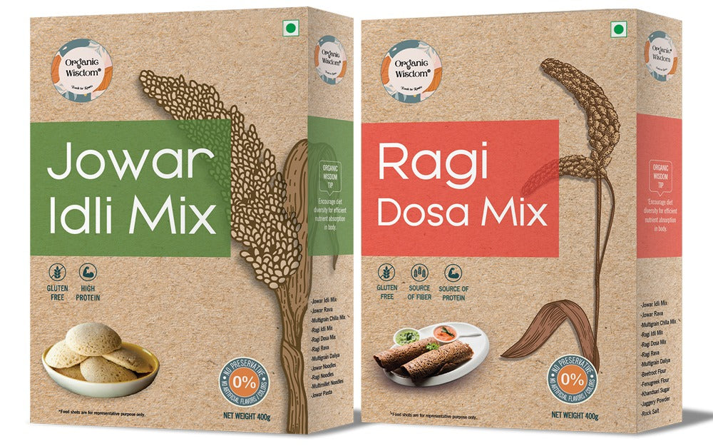 Jowar Idli & Ragi Dosa Mix