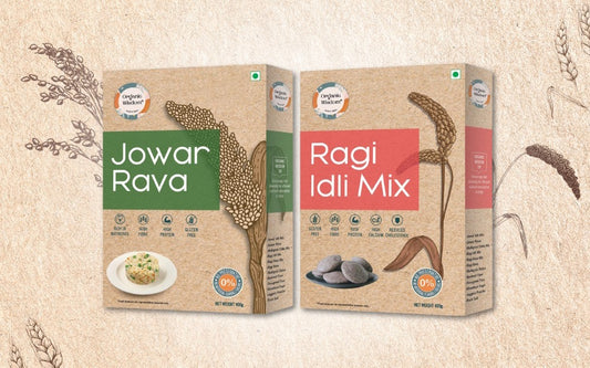 Jowar Rava and Ragi Idli Mix