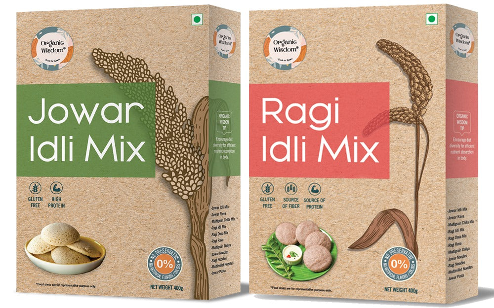Jowar Idli & Ragi Idli Mix