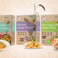 Combo of 3 Protein and Fibre rich Millet Pasta: Multi Millet Penne Pasta, Moringa Little Millet Pasta, and Quinoa Jowar Macaroni Millet Pasta, 180 gm each