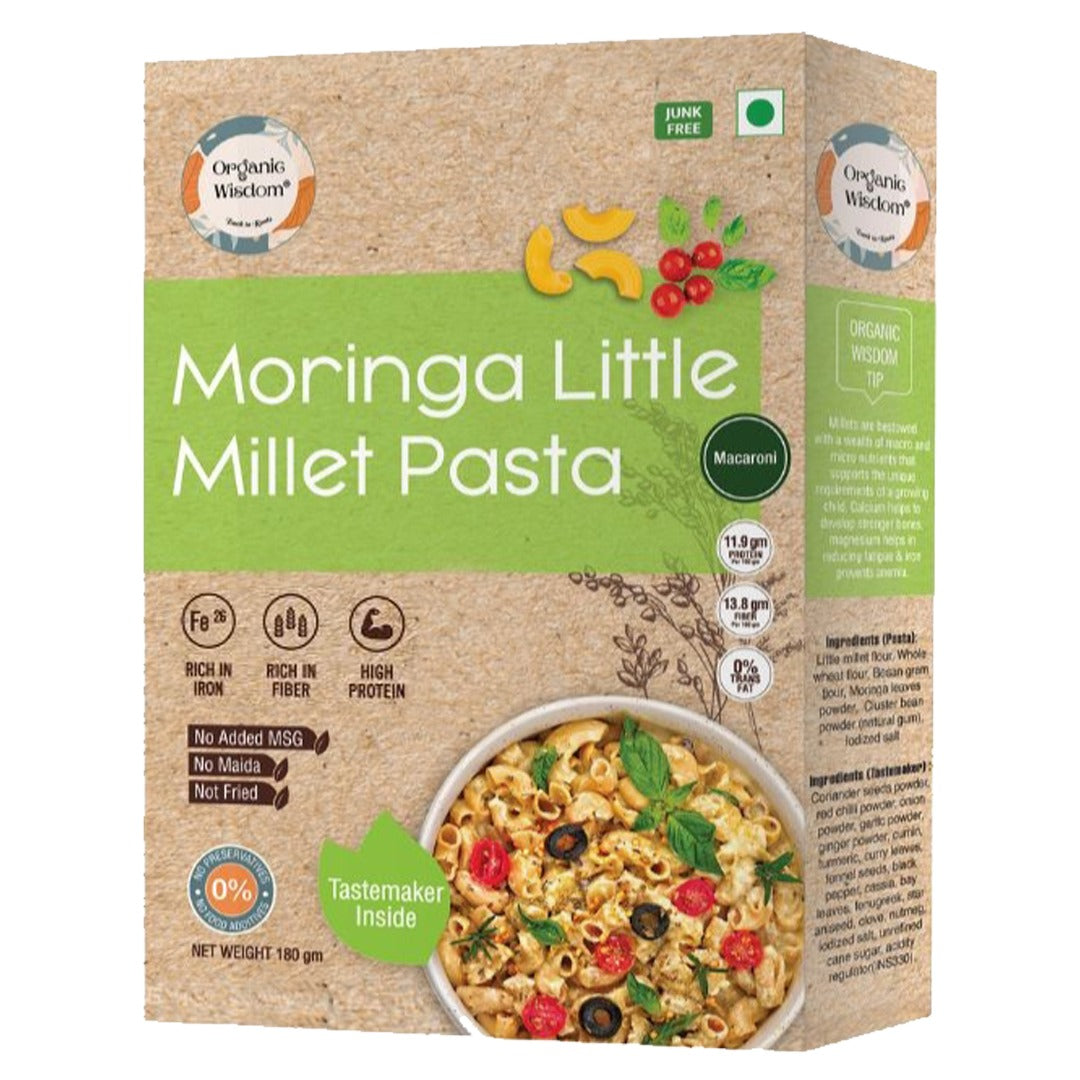 Moringa Little Millet Pasta