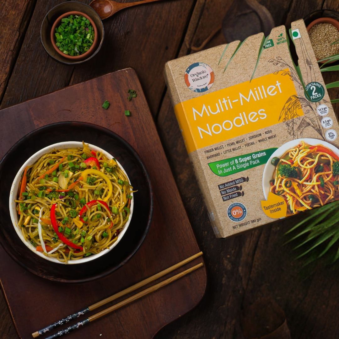 No maida, no junk – just clean and wholesome multi millet noodles