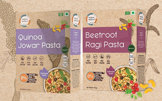 Beetroot Ragi & Quinoa Jowar Pasta