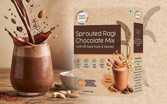 Sprouted Ragi Chocolate Mix