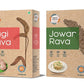 Jowar Rava + Ragi Rava Combo — Stone-Ground, Calcium & Fibre Breakfast Duo, 2-Pack