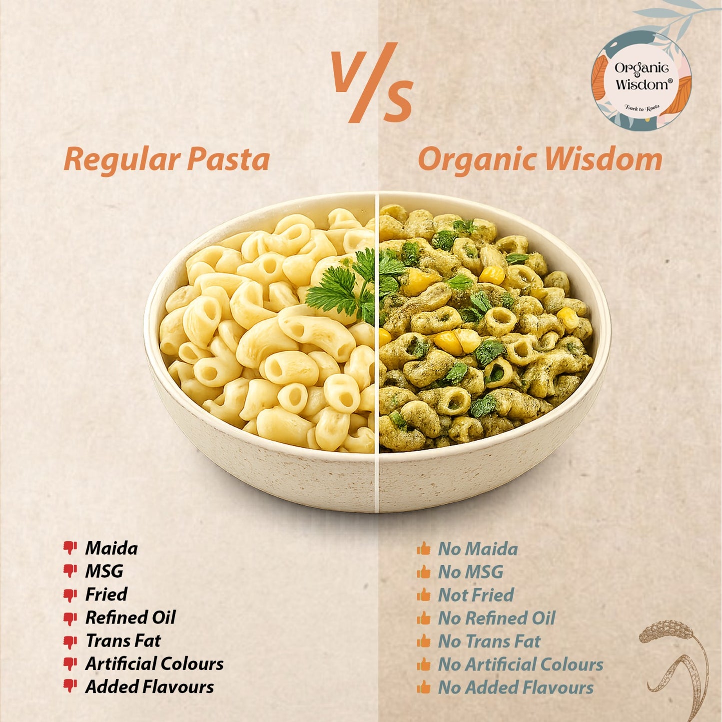 Moringa Little millet & Beetroot Ragi Macaroni Pasta