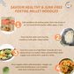 Organic Wisdom Healthy millet noodles made by foxtail millet is healthy and junk free