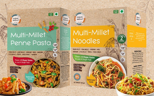 Multi-Millet Penne Pasta & Multi Millet Noodles