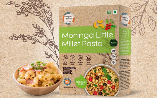 Moringa Little Millet Macaroni Pasta