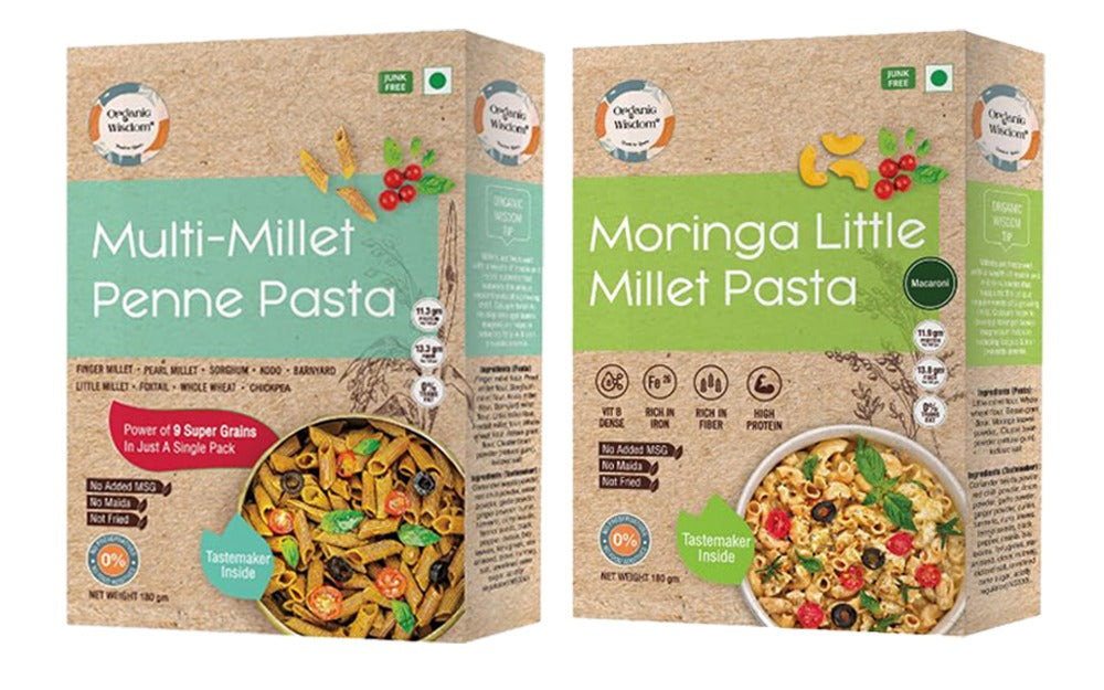 Moringa Little Millet & Multi-millet Penne Pasta