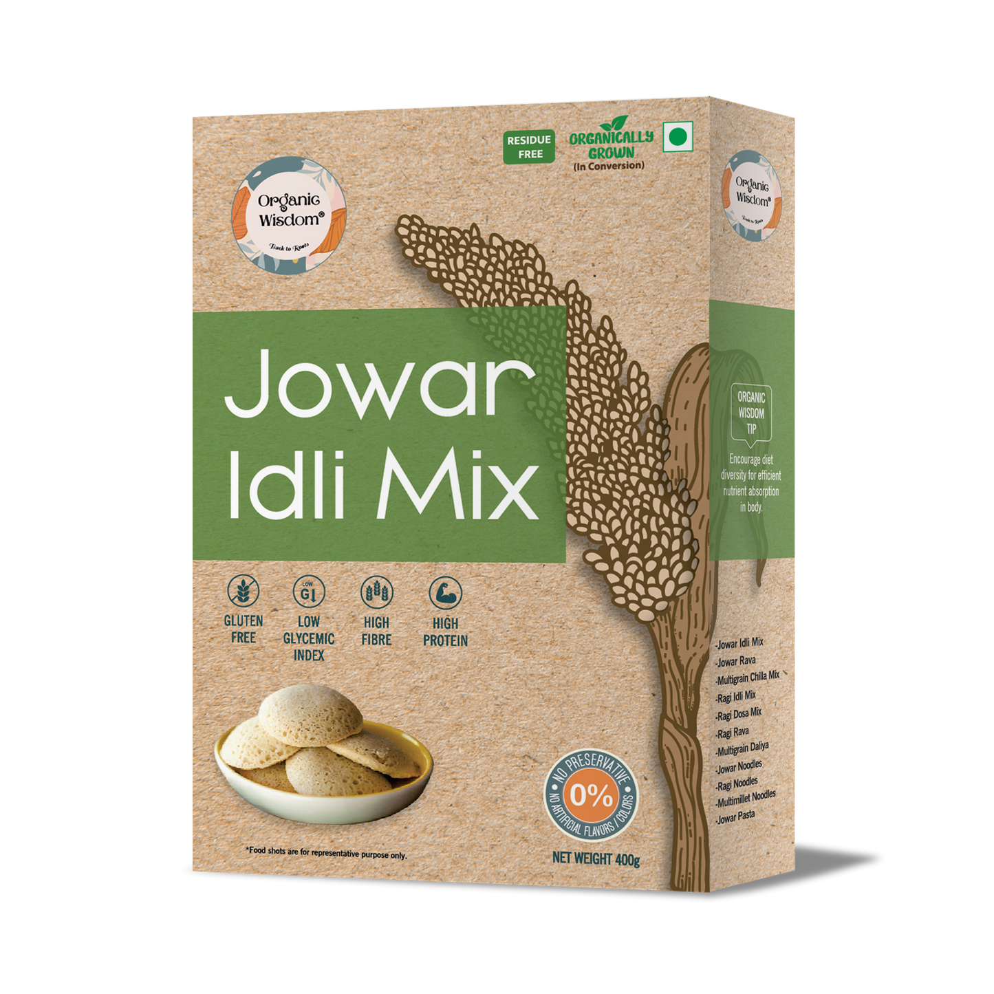 Jowar (Jonna/Sorghum) Idli Mix