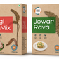Jowar Rava + Ragi Idli Mix Combo — Protein & Fibre Breakfast Duo, 2-Pack